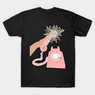 Phone & Flowers! T-Shirt